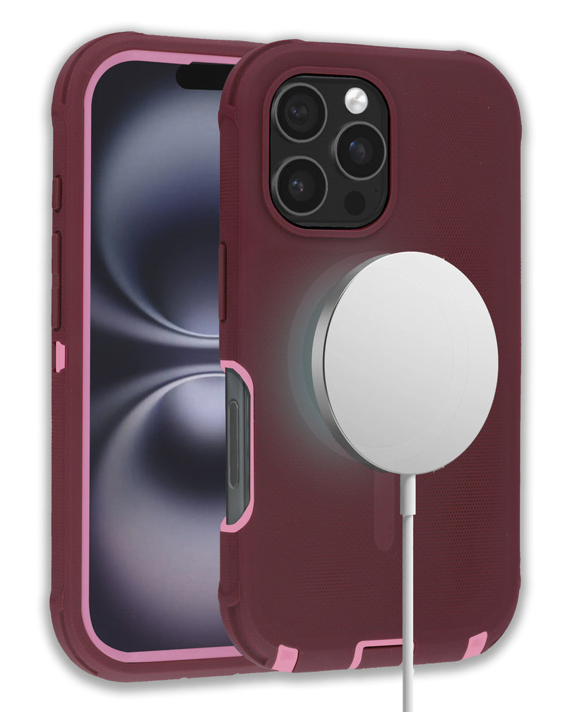 Protege tu iPhone 16 Pro Max con una funda heavy duty con carga inalámbrica en Guatemala.