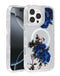 Compra la tapa trasera Flower Design transparente con cargador wireless para iPhone 16 Pro Max en Guatemala.