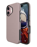 Encuentra el mejor case protectivo de doble capa con absorción de choques en color rose gold para iPhone 17 en Guatemala en nuestro catálogo de accesorios y protección para celular.