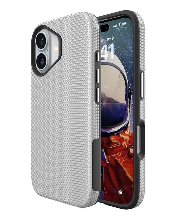 Encuentra el mejor estuche protector de doble capa con absorción de choques para iPhone 17 en Guatemala en SlowBack, distribuidor mayorista de accesorios para teléfonos.