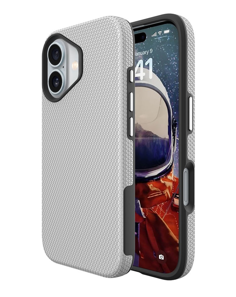 Encuentra el mejor estuche protector de doble capa con absorción de choques para iPhone 17 en Guatemala en SlowBack, distribuidor mayorista de accesorios para teléfonos.