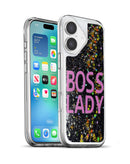 Compra la tapa trasera Liquid Quicksand Glitter BOSS LADY para iPhone 17 en Guatemala.
