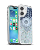 Compra la tapa trasera Liquid Quicksand Glitter Ethnic Flowers para iPhone 17 en Guatemala.