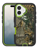 Funda heavy duty CAMO GREEN iPhone 17