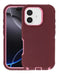 Protector resistente de color maroon y pink para iPhone 17, disponible en Guatemala para comprar al mayor.