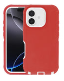 Encuentra en Guatemala el mejor case heavy duty para iPhone 17 en color rojo y blanco en nuestro catálogo de accesorios para iPhone.