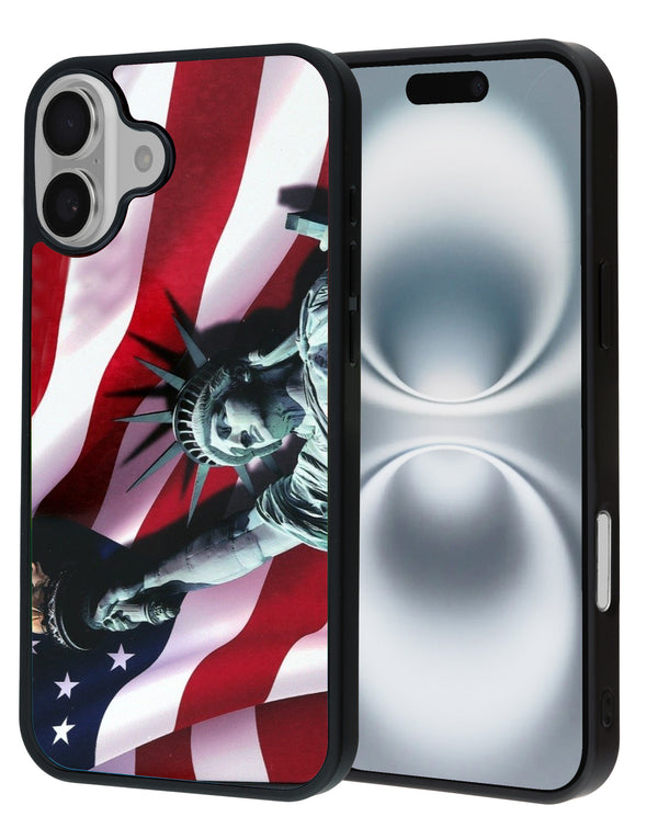 Encuentra fundas impresas en placa de aluminio con diseño Statue of Liberty en Guatemala para tu iPhone 17.