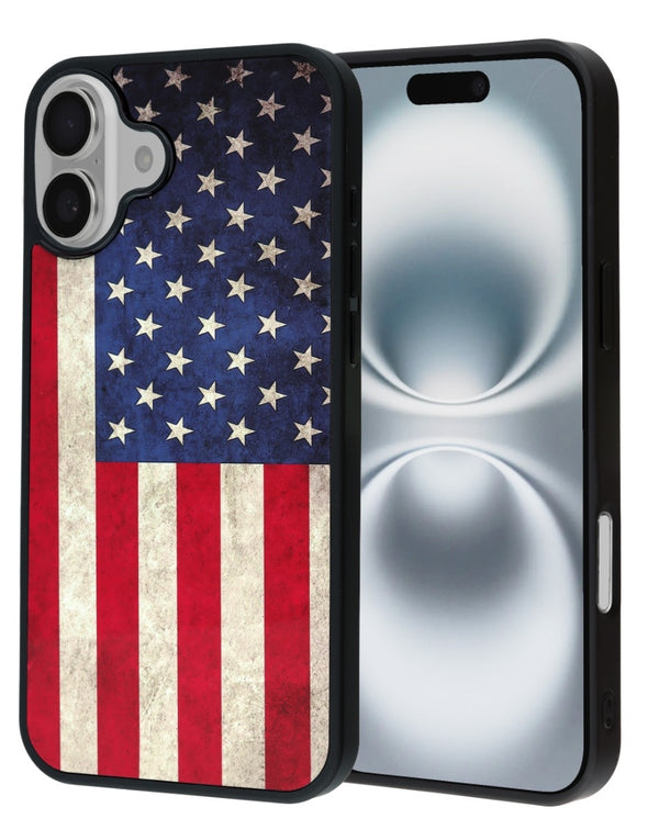 Encuentra la mejor carcasa de aluminio impresa con la bandera de Estados Unidos para tu iPhone 17 en Guatemala.