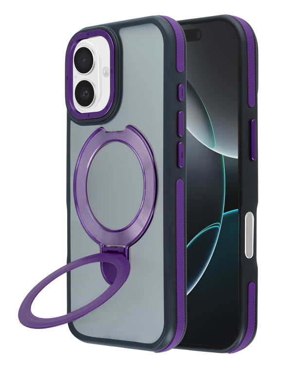 Encuentra la mejor funda transparente mate con soporte para carga inalámbrica para iPhone 17 en Guatemala.