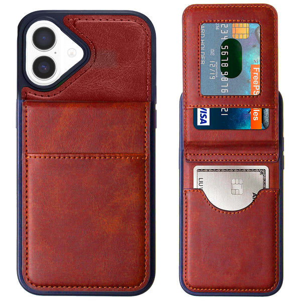 Encuentra la mejor funda cartera de cuero con soporte para iPhone 17 en Guatemala.