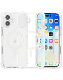 Protector TPU Mesh Sport con carga inalámbrica para iPhone 17 en color blanco en Guatemala - ¡Protege tu iPhone con estilo y tecnología!