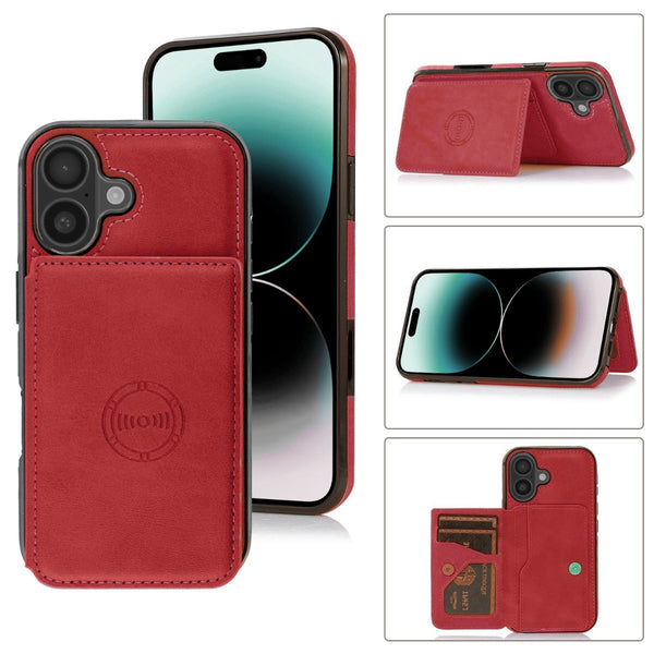 Encuentra la mejor funda billetera de cuero para iPhone 17 en Guatemala en SlowBack, especialistas en accesorios de cuero para móviles.