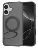 Funda con soporte de anillo magnetico 360 iPhone 17 (Negro)