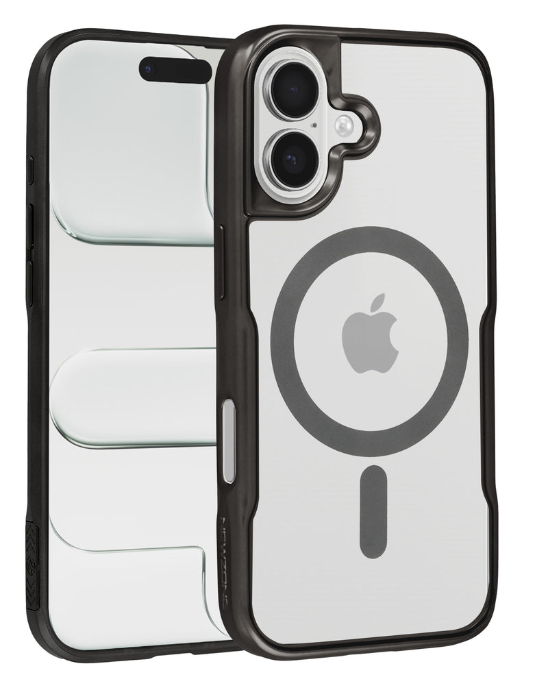 Protege tu iPhone 17 con estilo con una funda magnética glossy y transparente, disponible en Guatemala.