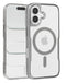 Protege tu iPhone 17 Plateado con una funda magnética brillante y transparente en Guatemala.