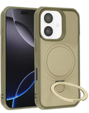Encuentra el mejor case antigolpes con soporte magnético para iPhone 17 color KHAKI en Guatemala, ideal para proteger tu dispositivo y si necesitas reparaciones visita SlowBack.