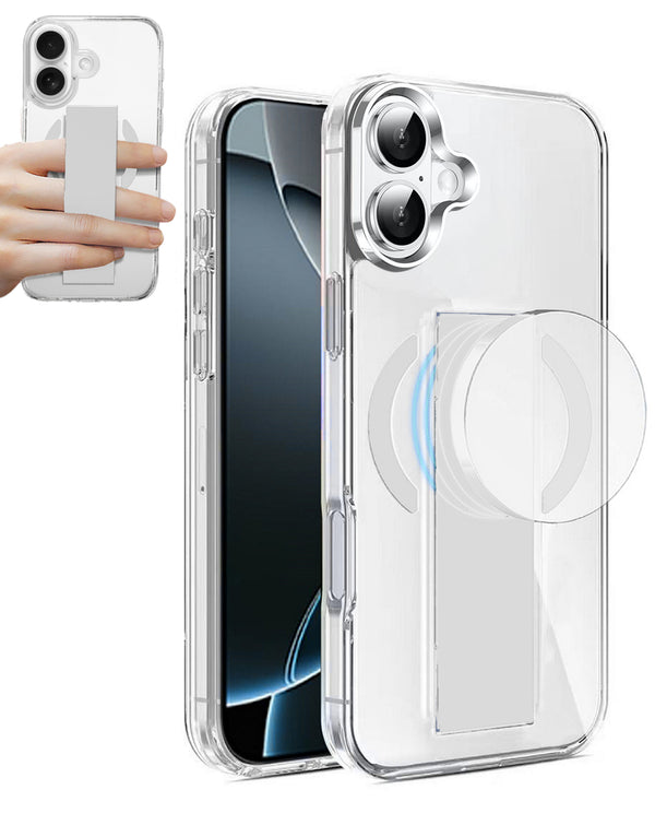 Protege tu iPhone 17 con un case duro clear con MagGrip en Guatemala, disponible en Apple, mayoristas de cases y talleres de reparaciones.