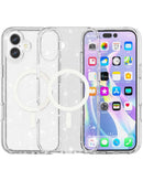 Funda protectora ultra glossy con magsafe iPhone 17 GLITTER CLEAR