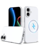 Funda de silicona soft solid con carga inalámbrica para iPhone 17, disponible en Guatemala.