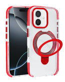 Funda transparente con soporte de carga inalámbrica para iPhone 17 disponible en Guatemala, ideal para proteger tu dispositivo y cargarlo de manera práctica.