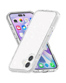Encuentra la funda ultra glossy glitter clear para iPhone 17 en Guatemala, disponibilidad en mayoristas de componentes iPhone y tiendas de accesorios.