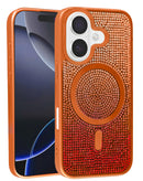 Encuentra la tapa trasera fina con carga inalámbrica y detalles de cristal diamantado para iPhone 17 en Guatemala.