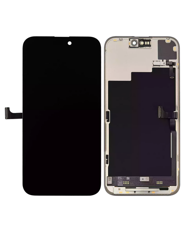 Encuentra pantallas OLED duras para iPhone 15 Pro Max con posibilidad de cambio de IC en Guatemala.