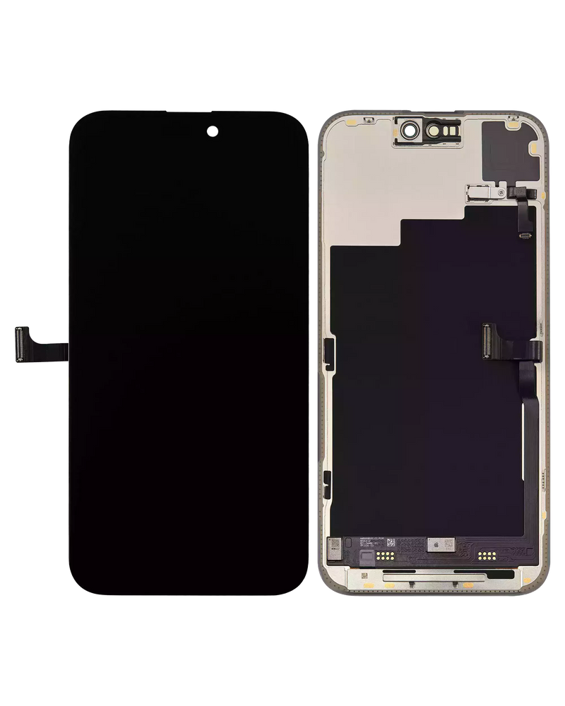 Encuentra pantallas OLED duras para iPhone 15 Pro Max con posibilidad de cambio de IC en Guatemala.