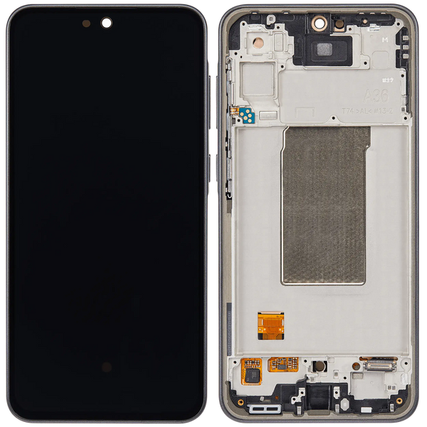 Pantalla OLED con marco Samsung Galaxy A36 5G (A366 / 2025) (Negro)