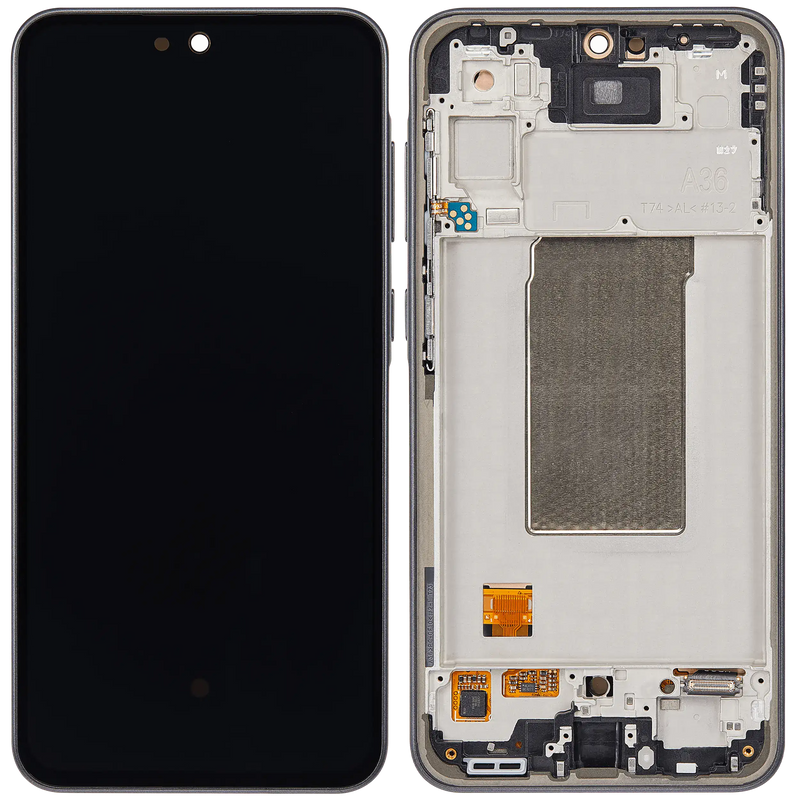 Pantalla OLED con marco Samsung Galaxy A36 5G (A366 / 2025) (Negro)