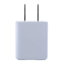Cargador de pared GaN AmpSentrix Pro 30W rosa con puertos USB-C y USB-A.