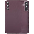 Tapa trasera roja oscuro para Samsung Galaxy A14 4G A145 con lente de cámara, repuesto aftermarket.