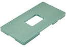 Molde de metal plateado para posicionamiento preciso de pantalla de iPhone 12 Pro Max, ideal para reparación de cristal.