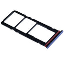 Bandeja doble SIM original azul marino para Motorola Moto G15 (XT2521), repuesto para dual SIM.