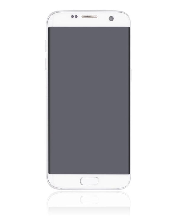 Pantalla OLED con marco para Samsung Galaxy S7 Edge (G935A) Blanca Perla