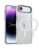 Caso de carga inalambrico Splash Ink Design WHITE iPhone Air