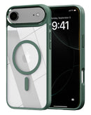 Encuentra fundas magnéticas transparentes brillantes para tu iPhone Air en Guatemala, disponible en SlowBack, accesorio ideal para proteger tu dispositivo.