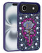 Funda de cristal Diamond Rose Crystal para iPhone Air en color morado oscuro en Guatemala.
