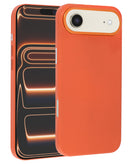 Encuentra la mejor funda de silicona líquida naranja con MagSafe para iPhone Air en Guatemala.