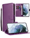 Encuentra la mejor funda billetera de cuero en Dark Purple con ranura para tarjetas en Guatemala.