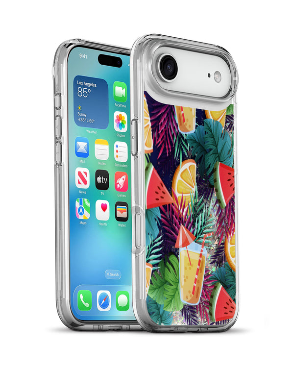 Encuentra la mejor funda de liquid quicksand glitter FRUIT para iPhone Air en Guatemala.