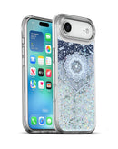 Compra la tapa trasera de Liquid Quicksand Glitter con diseño de flores étnicas para iPhone Air en Guatemala.