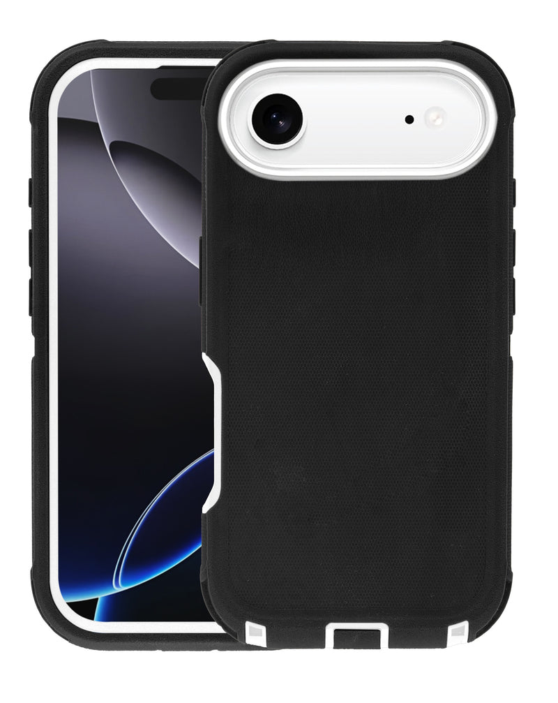 La mejor funda heavy duty para iPhone Air en Guatemala, disponible en color negro y blanco.