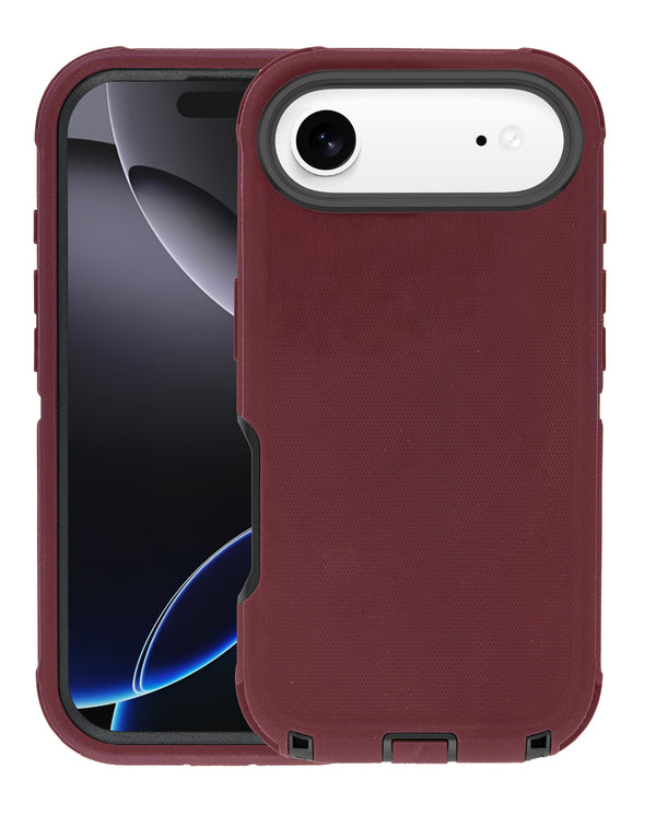 Encuentra el mejor case resistente para iPhone Air en Guatemala en SlowBack, disponible en colores maroon y negro.