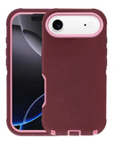 Encuentra el mejor estuche pesado para iPhone Air en Guatemala con colores maroon y pink.
