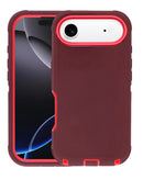 Encuentra la mejor funda heavy duty para iPhone Air en Guatemala en una variedad de colores como maroon y red.