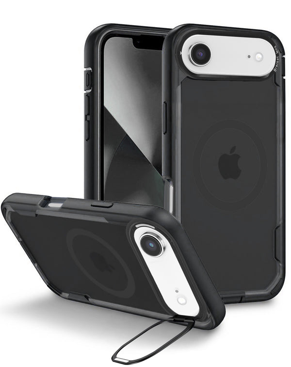 Funda Magsafe antigolpes con soporte de cámara para iPhone 17A en Guatemala.