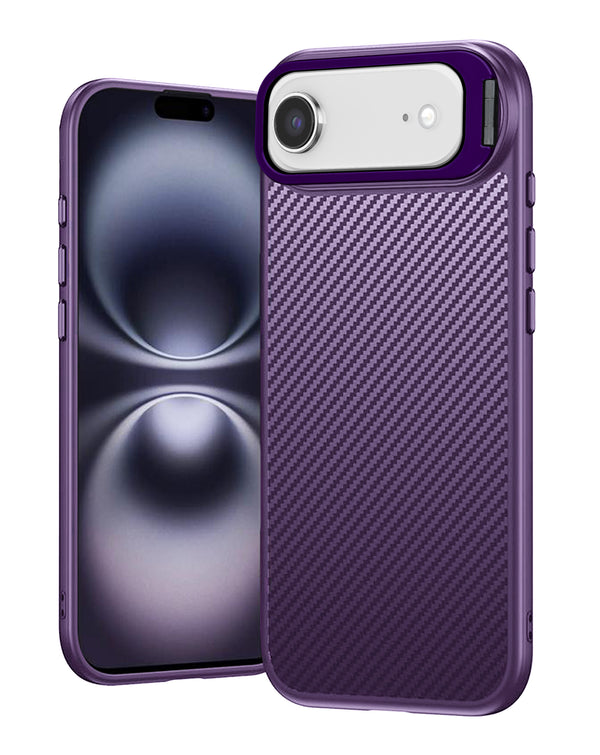 Encuentra la mejor funda de fibra de carbono texturizada de lujo para iPhone Air en Guatemala.