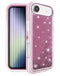 Protege tu iPhone Air con estilo y brillo con esta funda bumper glitter líquida en color rosa en Guatemala, disponibles en mayoristas de accesorios para iPhone.