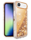 Encuentra la mejor funda protectora glitter líquido color rosa gold para iPhone Air en Guatemala.